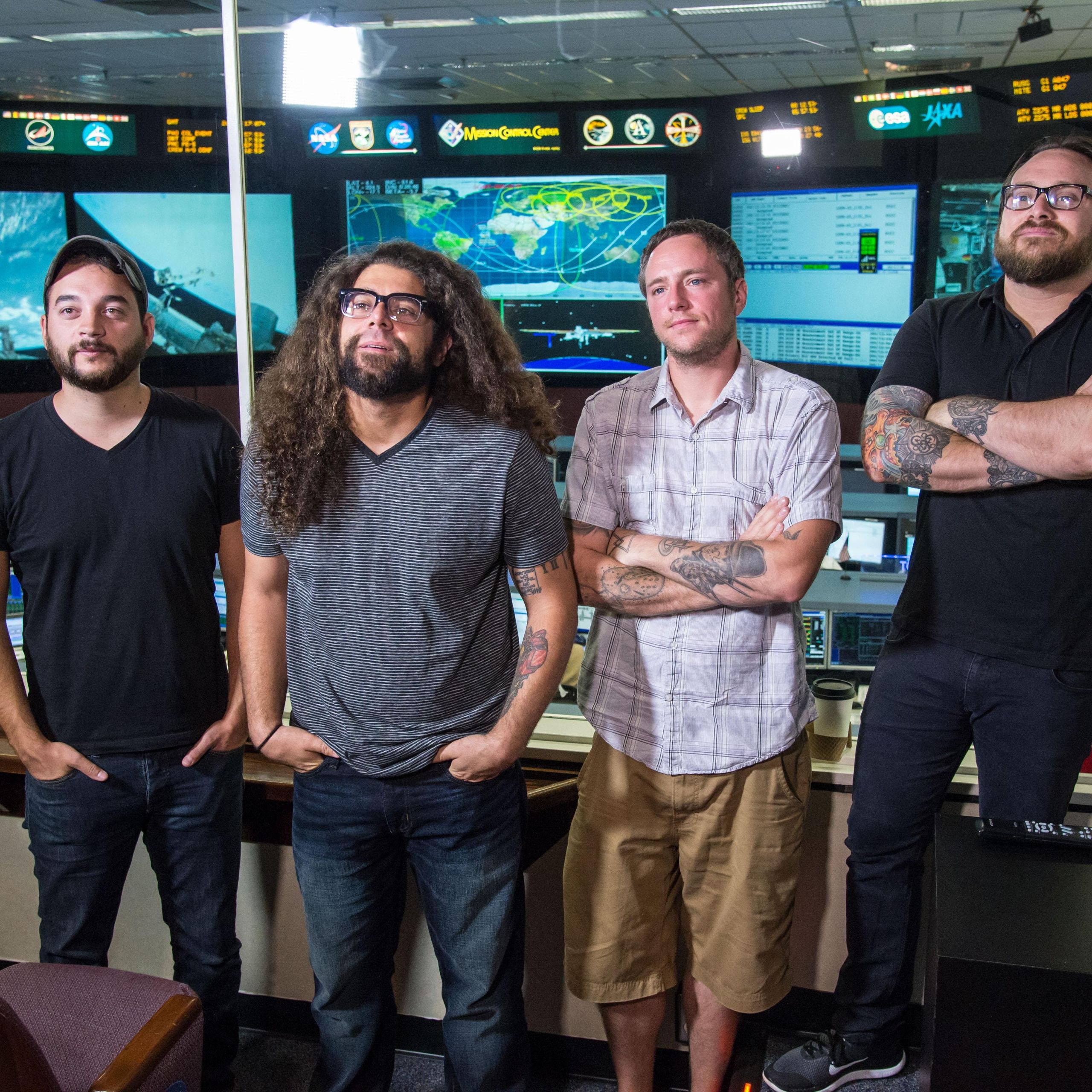 Rockers Coheed and Cambria Explore Space Tech at NASA JSC: Gallery