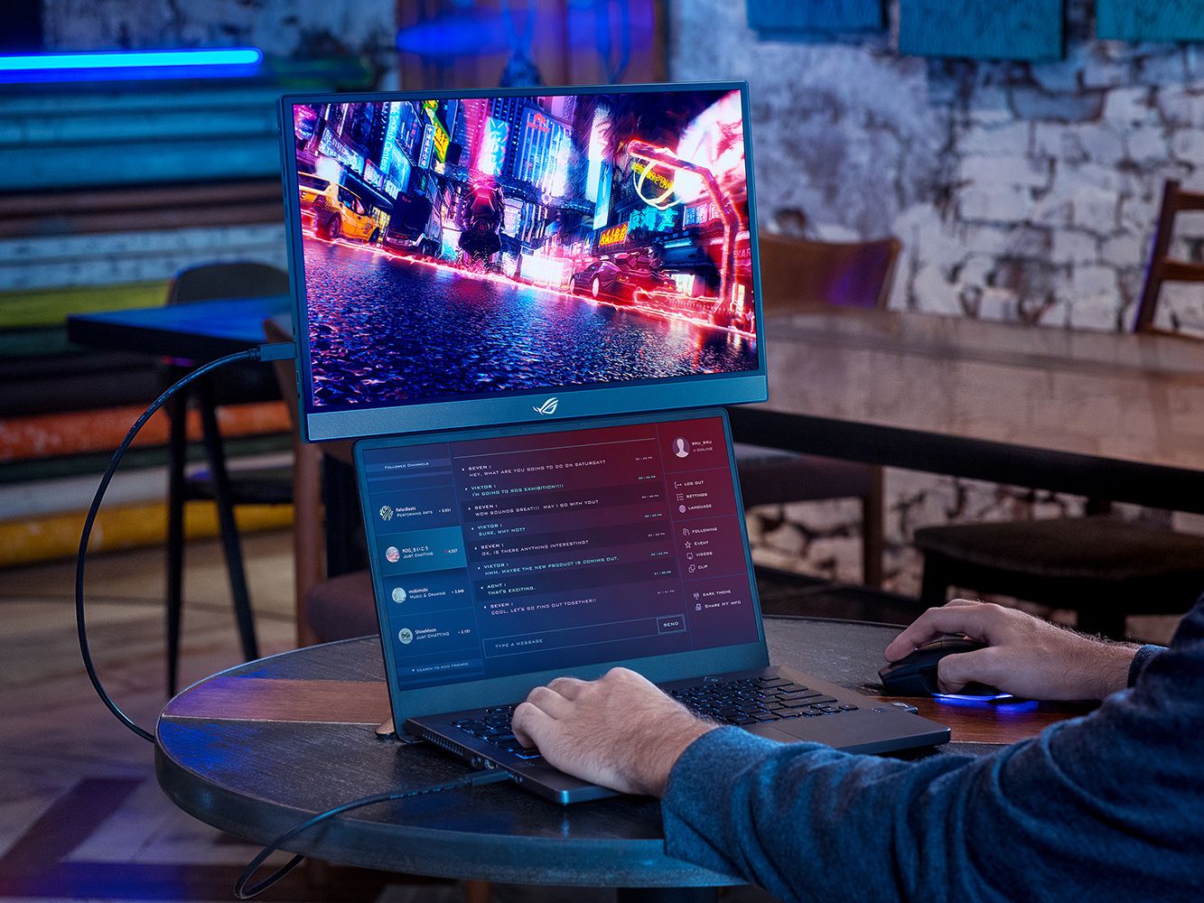 ASUS ROG STRIX XG17AHP 三脚付きモデル ROG STRIX XG17AHP