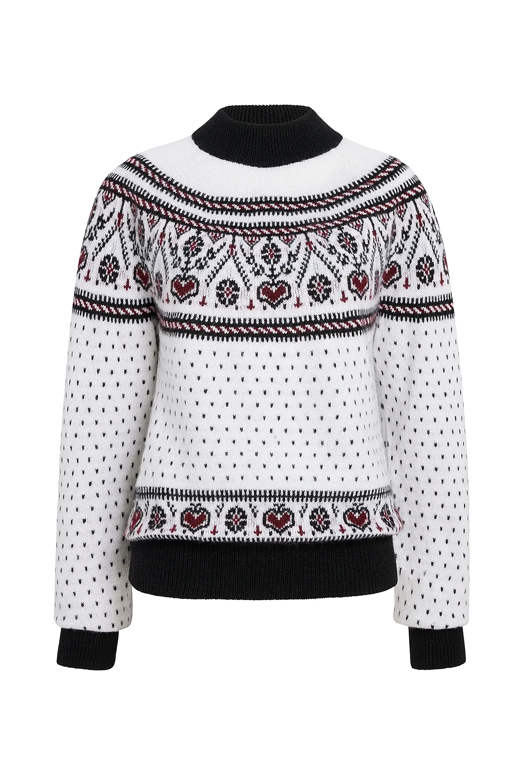 Guy Cashmere Fair Isle-Style Sweater