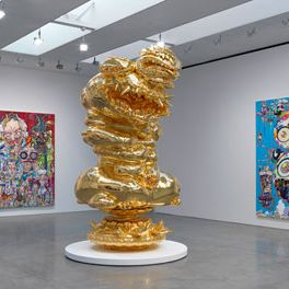 A mournful Takashi Murakami shows his spiritual side at Gagosian