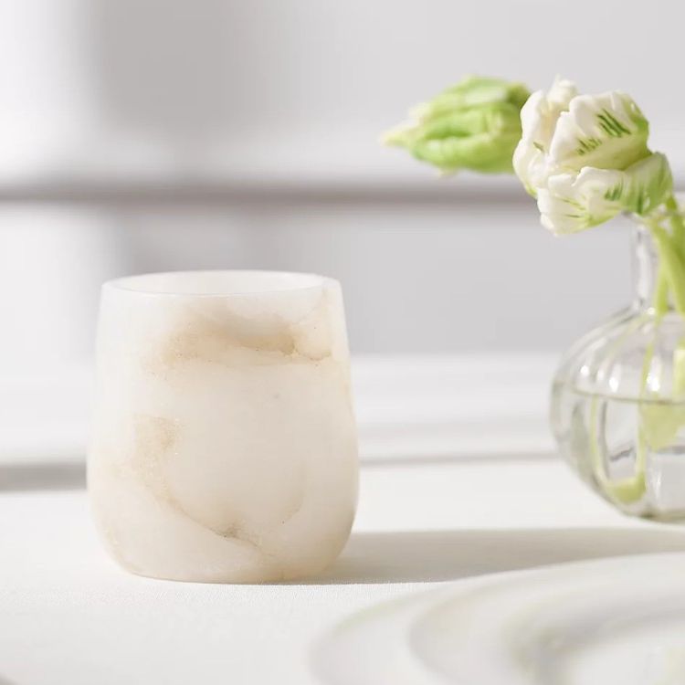 Alabaster Tealight Holder