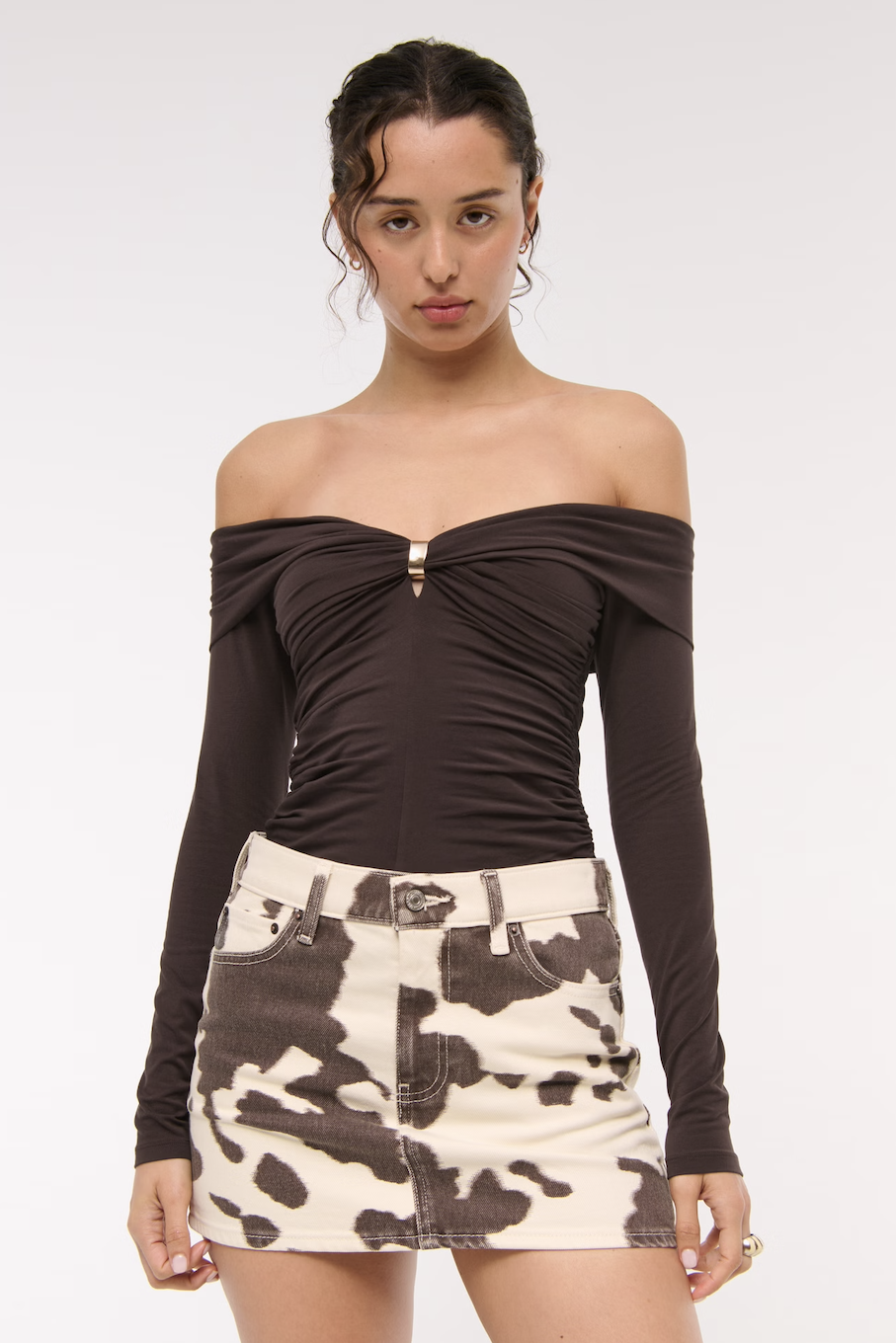 Off-The-Shoulder Hardware Top