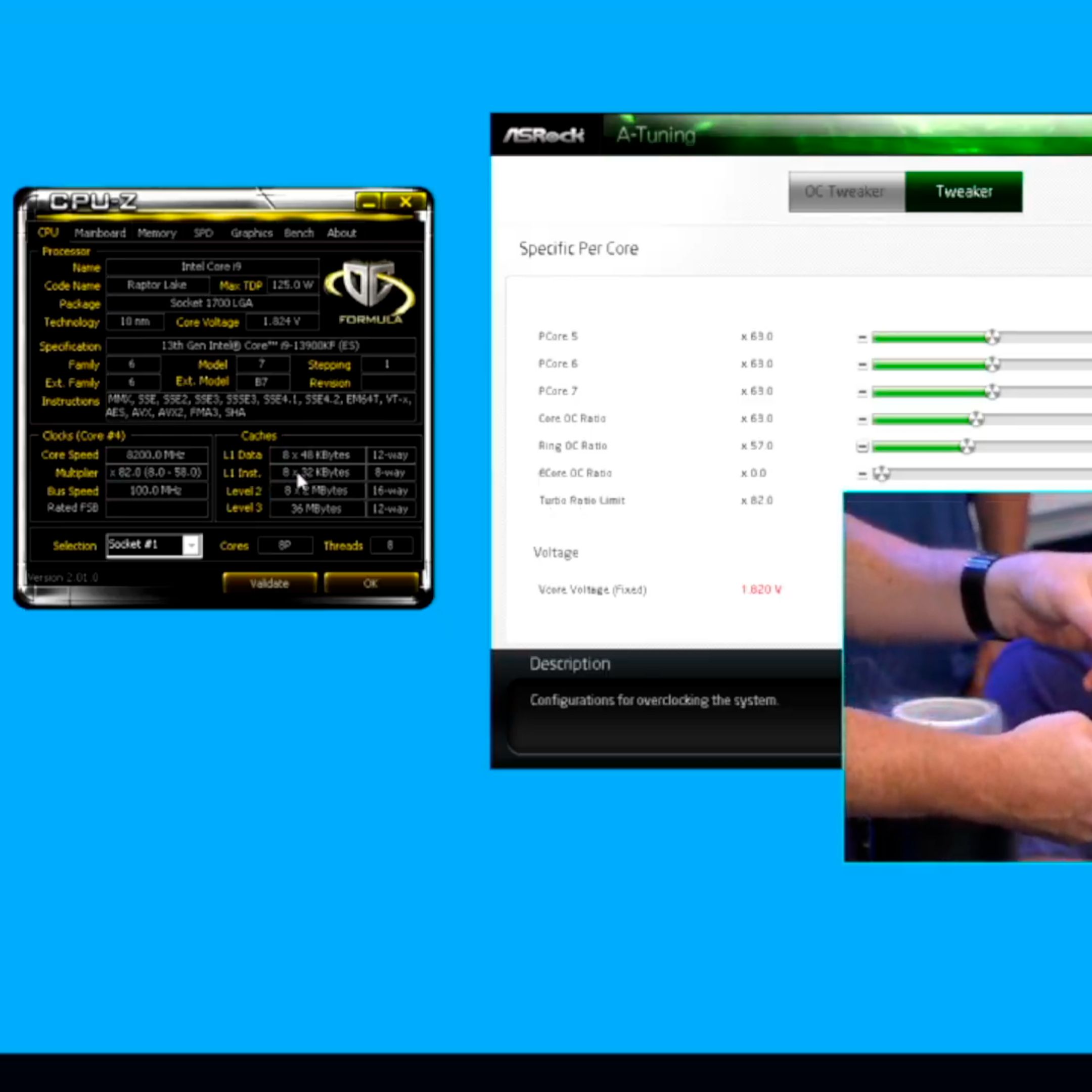 Core i9-13900K Soars To 8.2 GHz, Beating Ryzen 7000's Peak