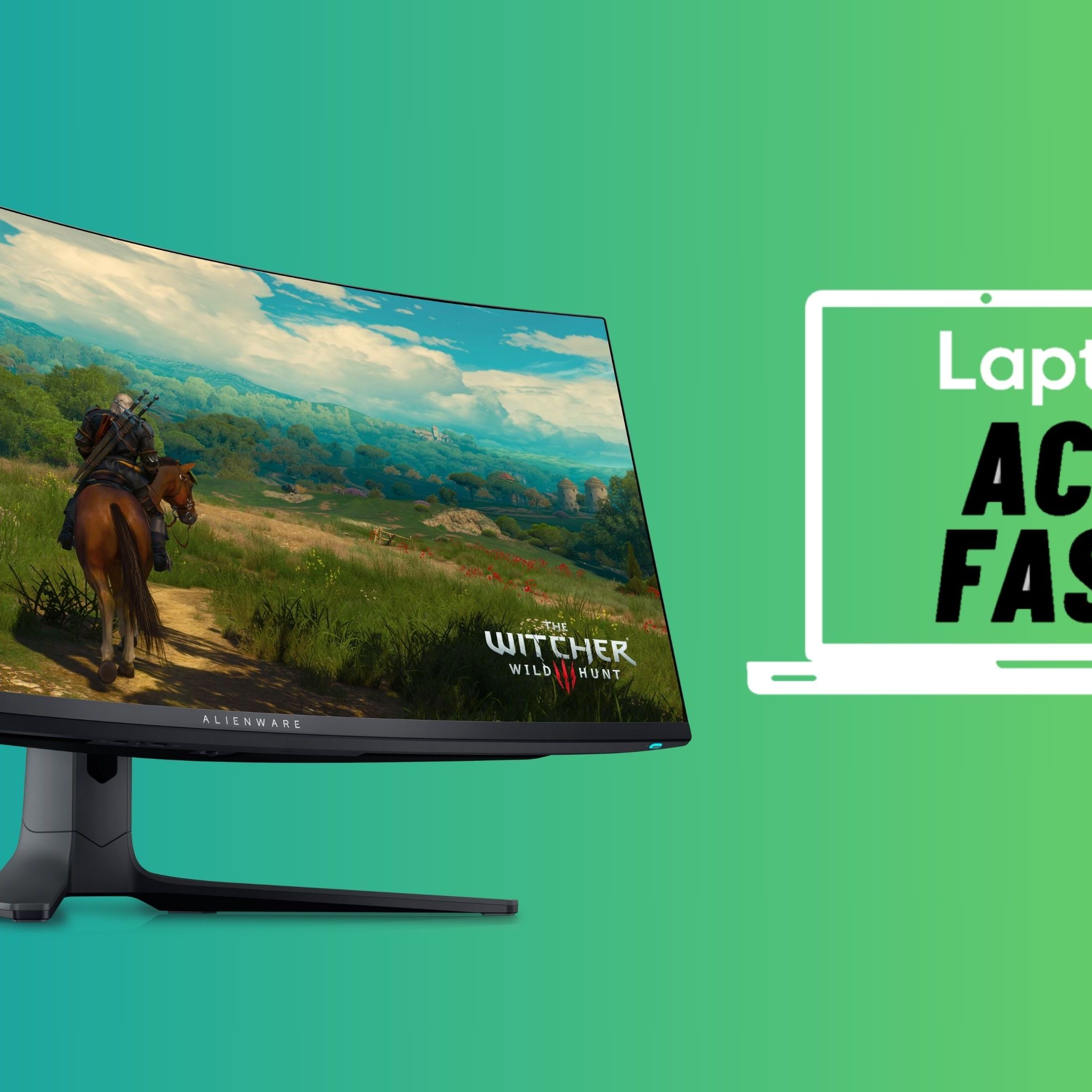 Alienware 34 Gaming Monitor 本体 Act fast! Get this curved 34-inch Alienware gaming monitor for its