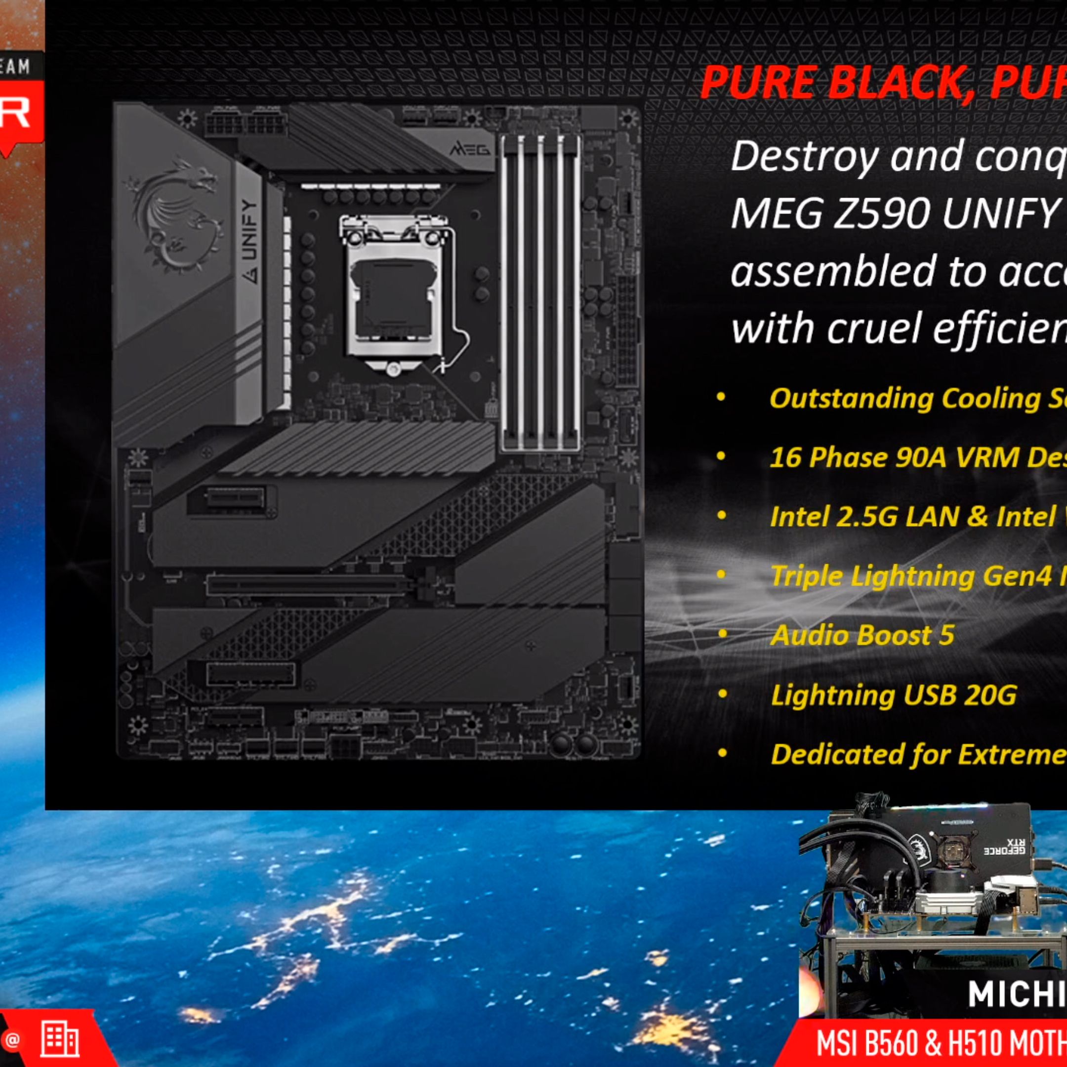 MSI Z590 UNIFY-X＋その他　MaN MSI MEG Z590 UNIFY-X LGA 1200 ATX Intel Motherboard - Newegg.com