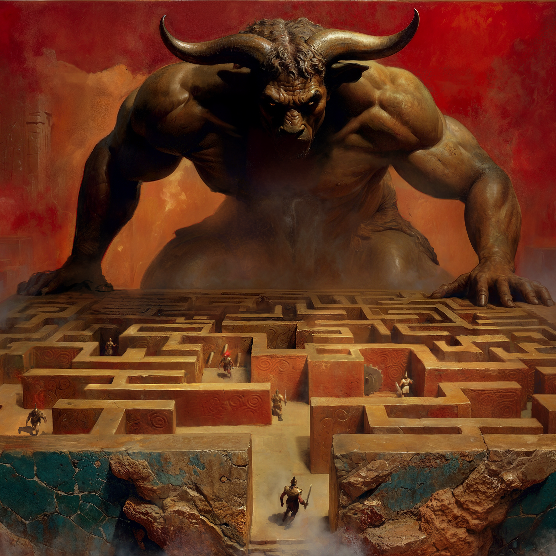 Play as the infamous Minotaur of Greek mythology in Minos, an Orcs