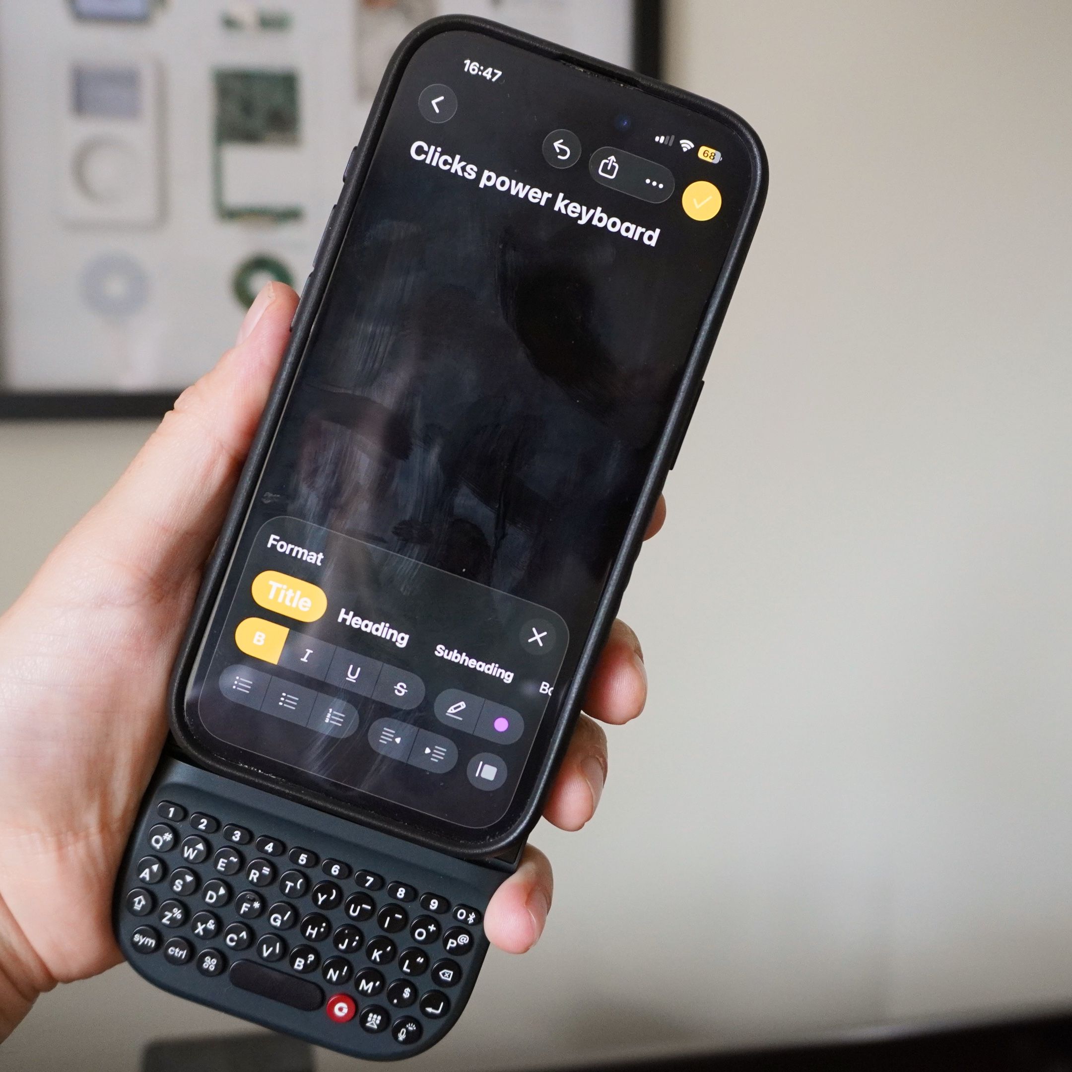I tested the Clicks Power Keyboard against my touchscreen — the