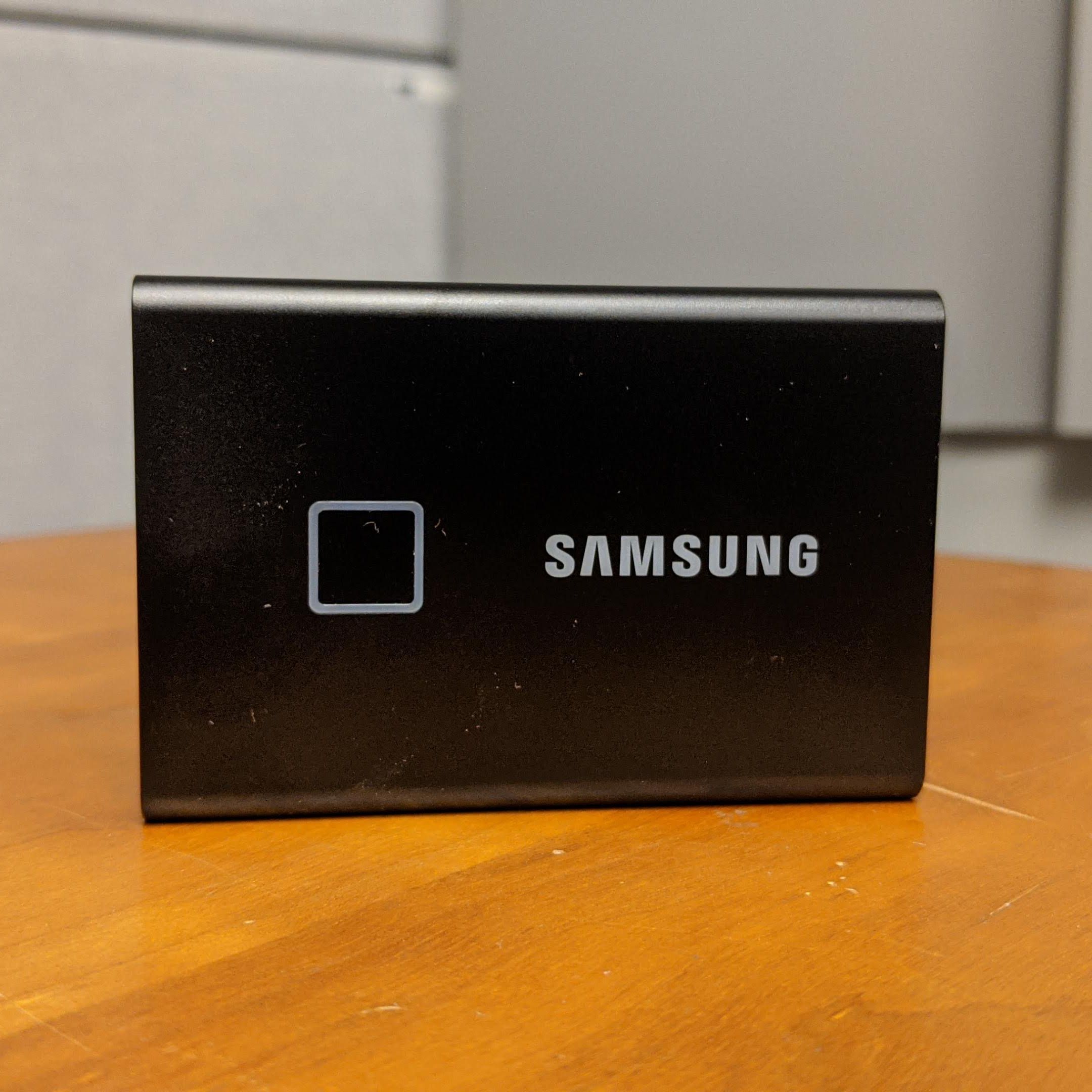 PC周辺機器 Samsung T7 Touch 1TB Portable Black 1 TB SSD T7 Touch | SSD Storage Device