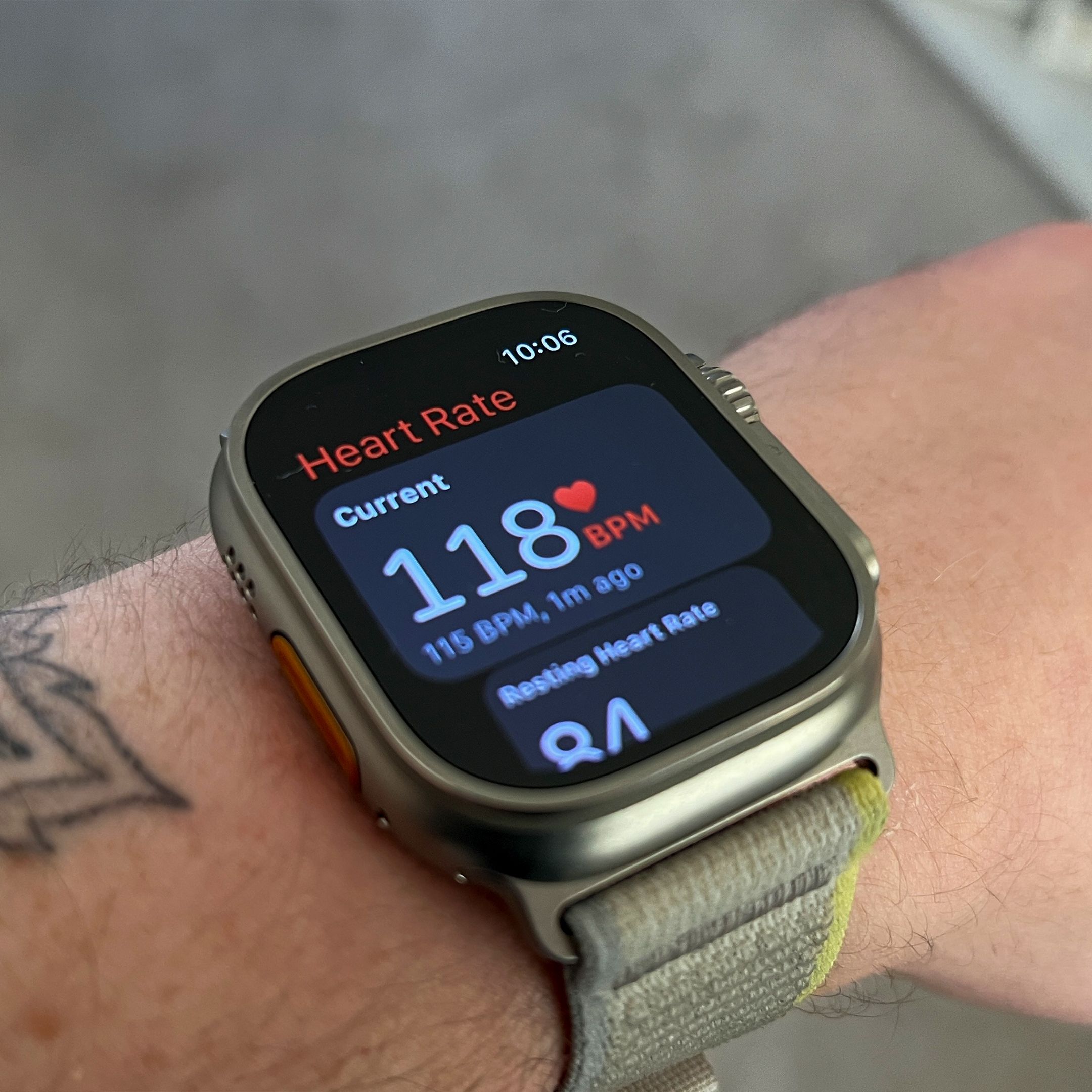 The Apple Watch display could 