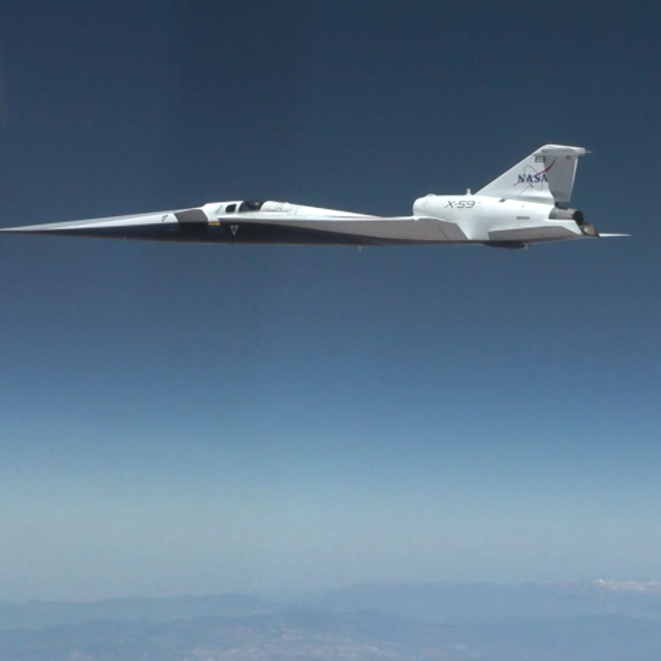 Going supersonic! NASA's X-59 jet breaks sound barrier for the 1st