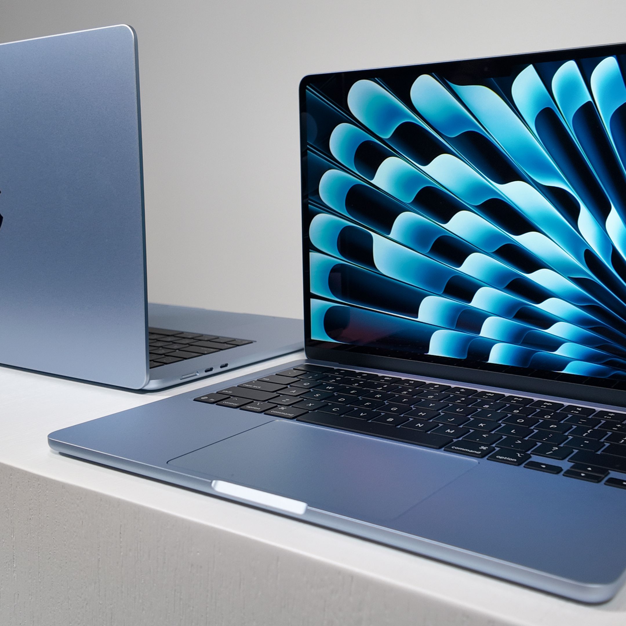 I just saw the sky blue MacBook Air M4, and I'm obsessed — it's