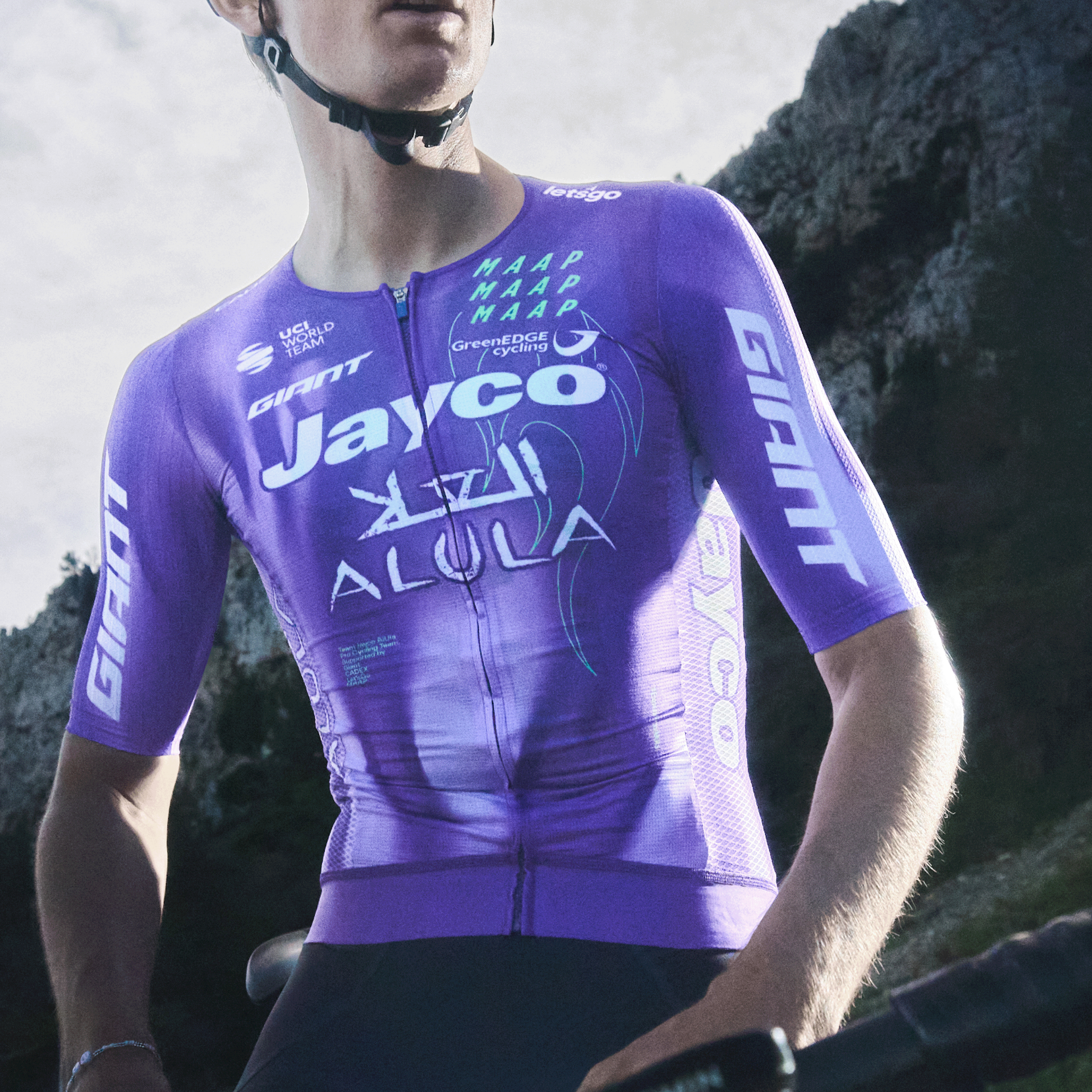 MAAP adds flames to signature Aurora purple for Jayco AlUla and 