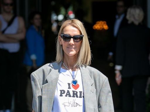 Celine Dion Wore the 'Titanic' Necklace to Paris Couture Week