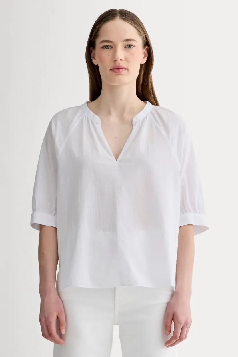 Everlane, The Gauze Gathered Top (Was $98)