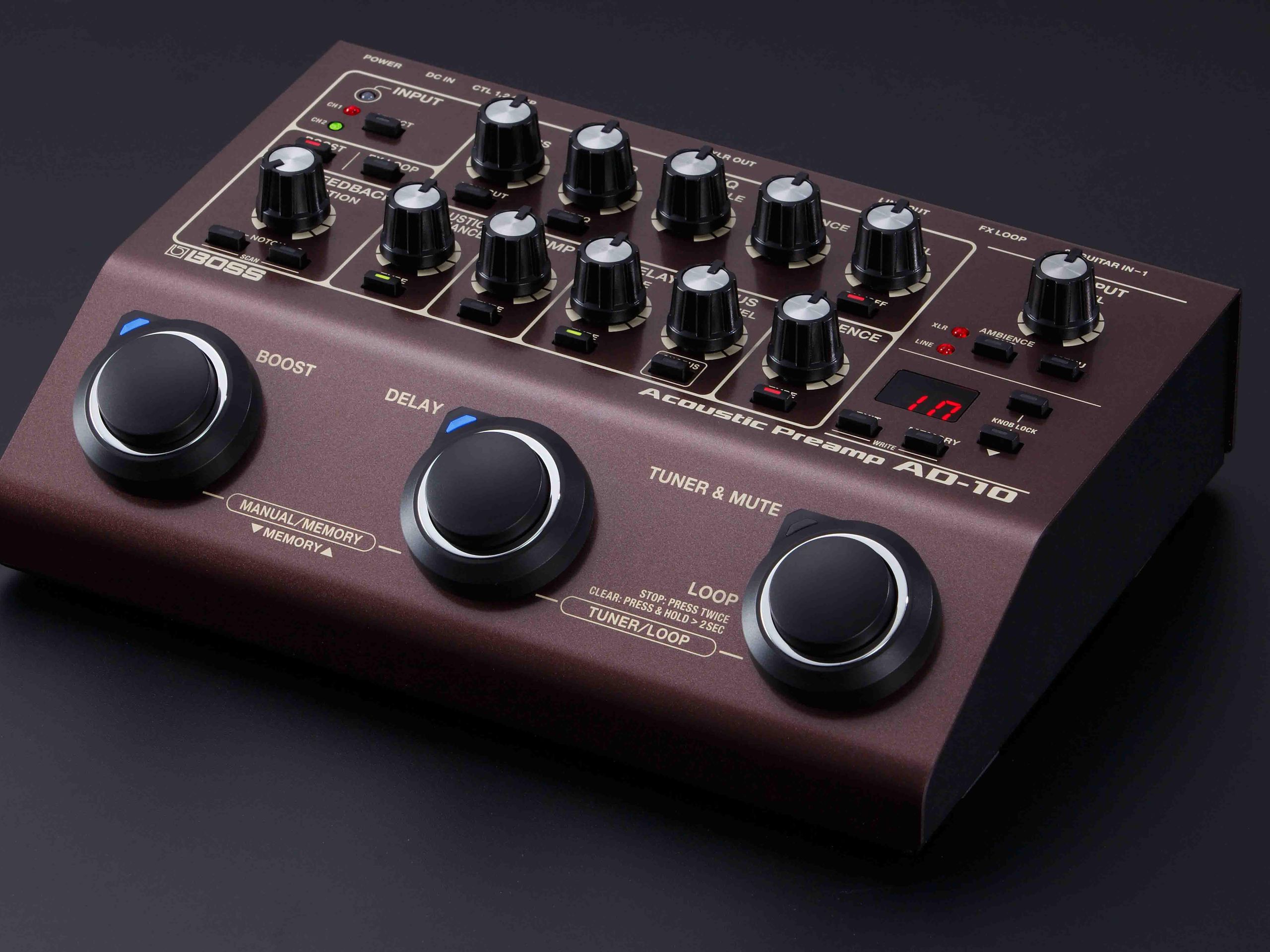 Boss's AD-10 Acoustic Preamp could provide everything your