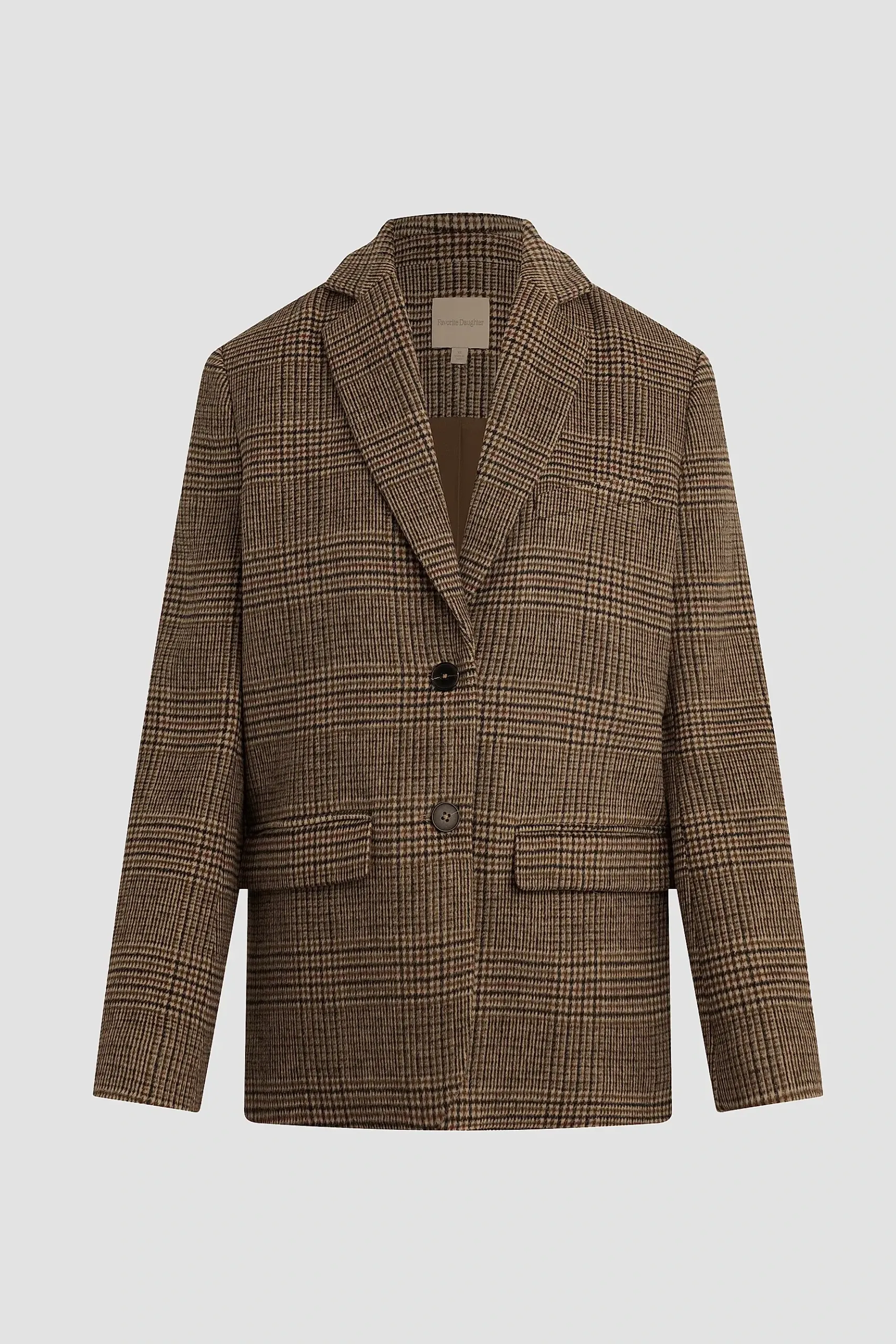 The Dean Plaid Notch Lapel Blazer