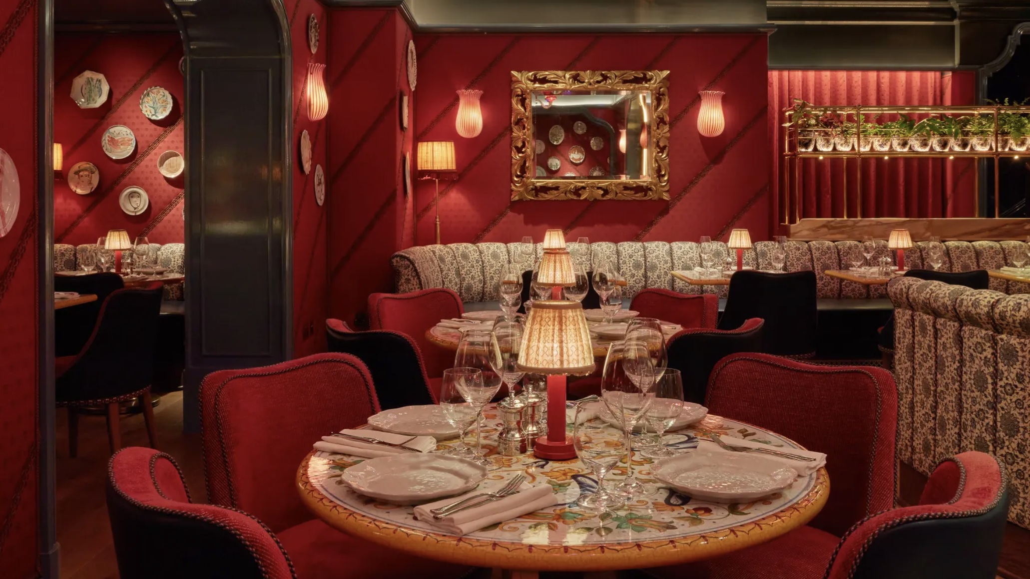 an image of the existing interiors at the old Dear Jackie restaurant inside Broadwick Soho