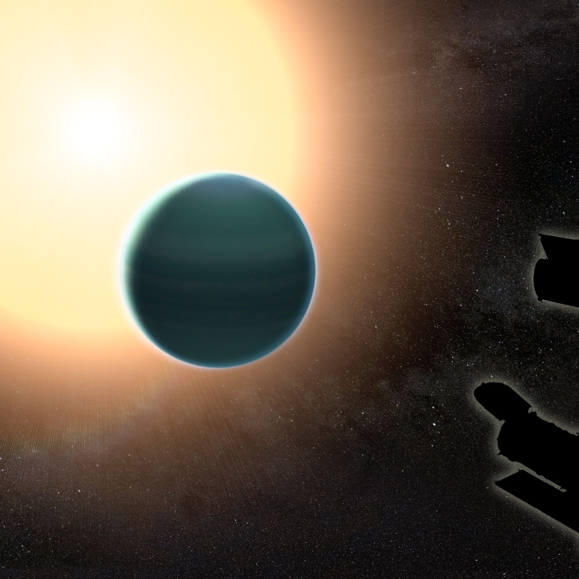 Water, Weird Clouds Found on Alien 'Warm Neptune' | Space