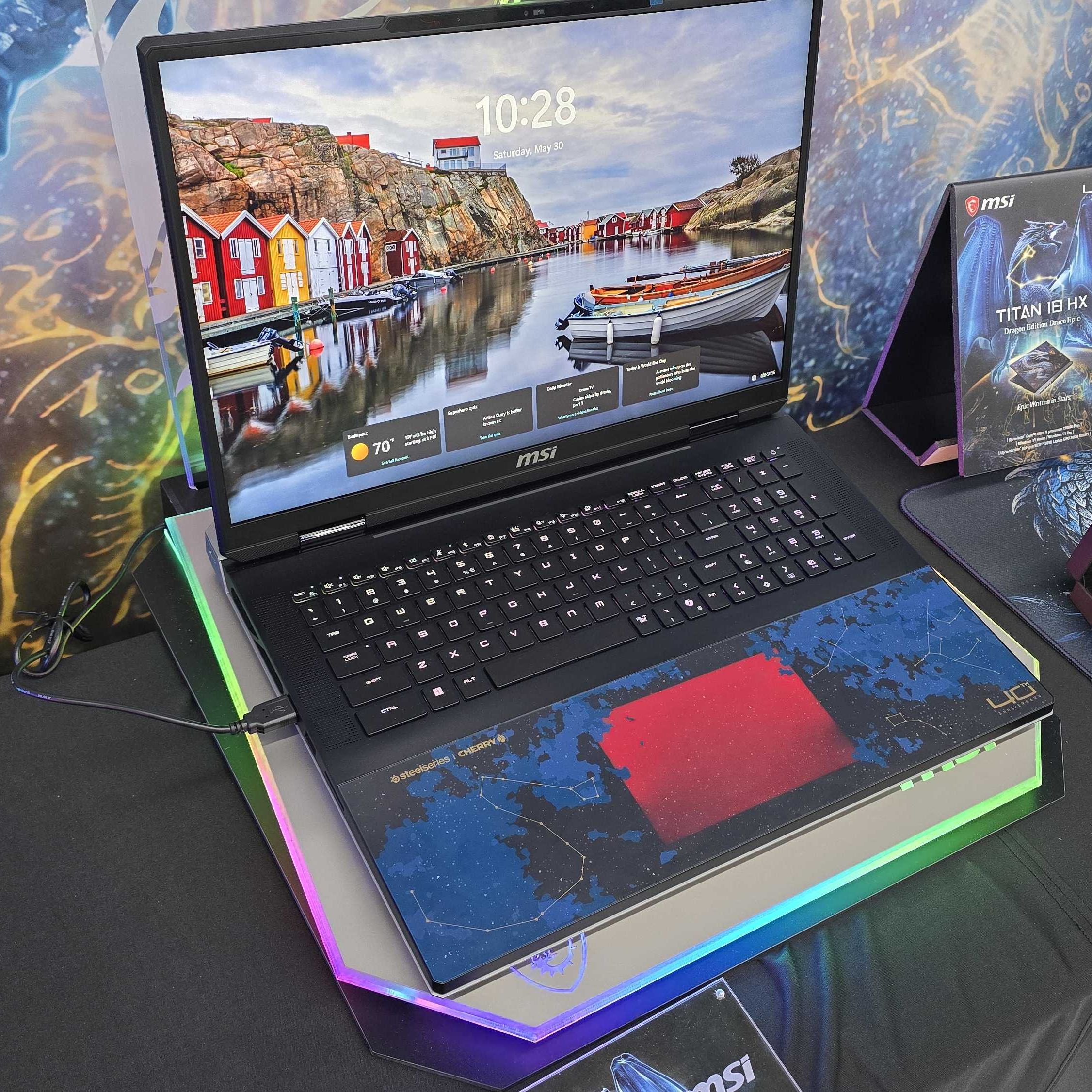 MSI's special edition Titan 18HX gaming laptop is incredibly over