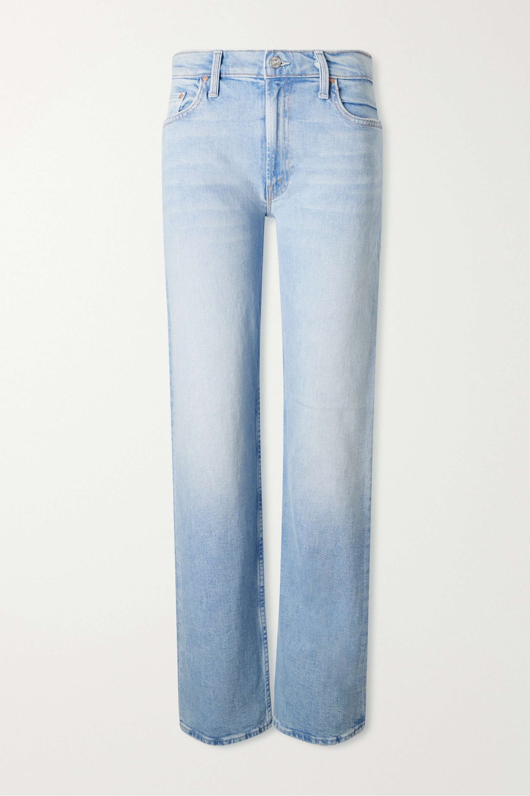 The Newbie Skimp Mid-Rise Straight-Leg Jeans