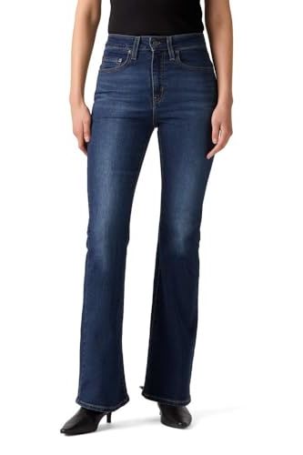 Levi's Women's 726 High Rise Flare Jeans (also Available in Plus), Eternal Indigo Dark (stretch), 24, Standard