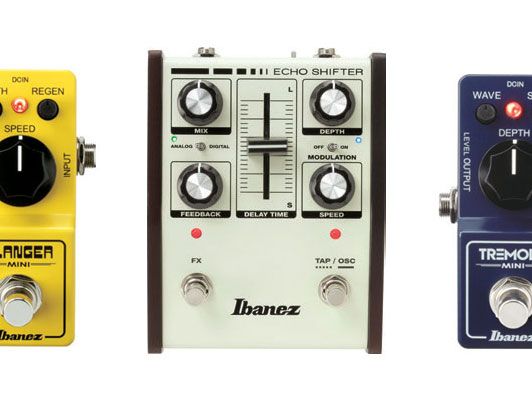 NAMM 2020: Ibanez debuts mini Tremolo and Flanger pedals and
