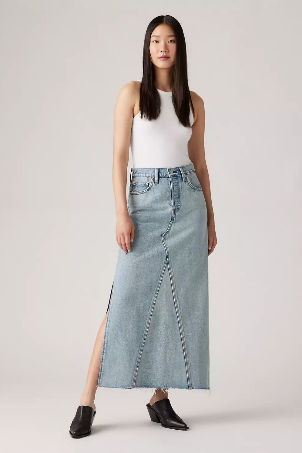 levi's maxi skirt