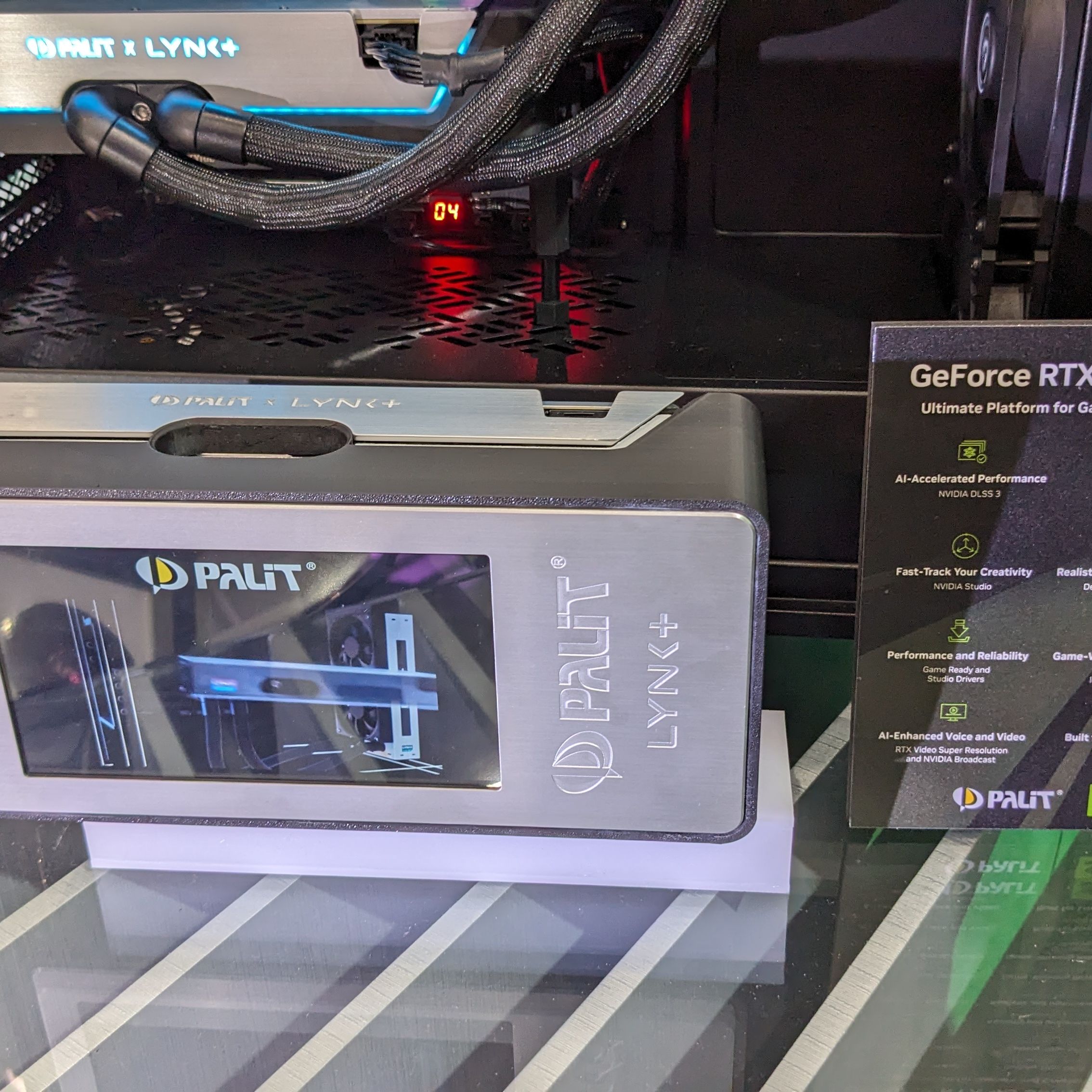This overpowered RTX 4090 card has a built-in water block, a