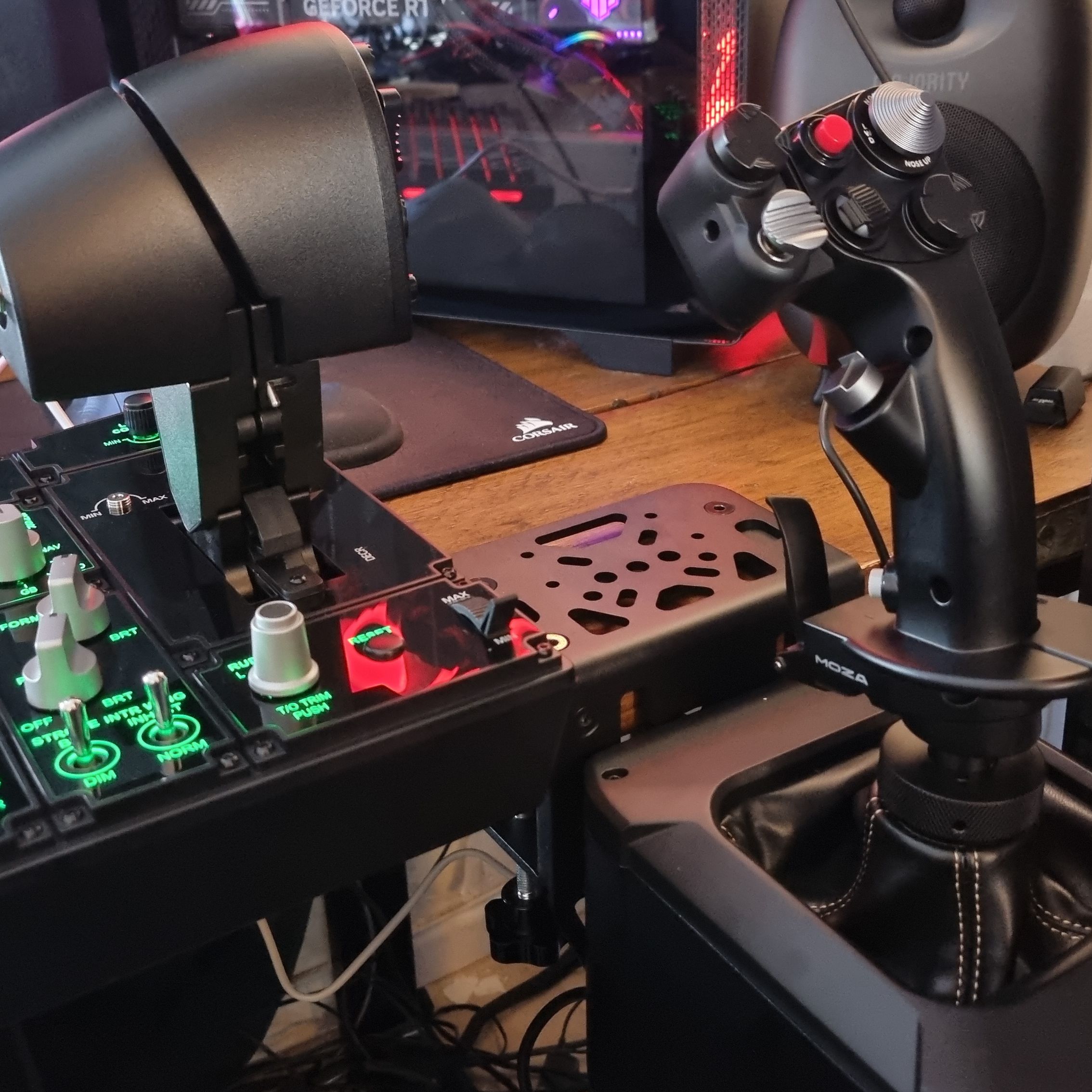 Moza AB9 FFB Base + MH16 Flightstick + MTP Throttle review | PC Gamer