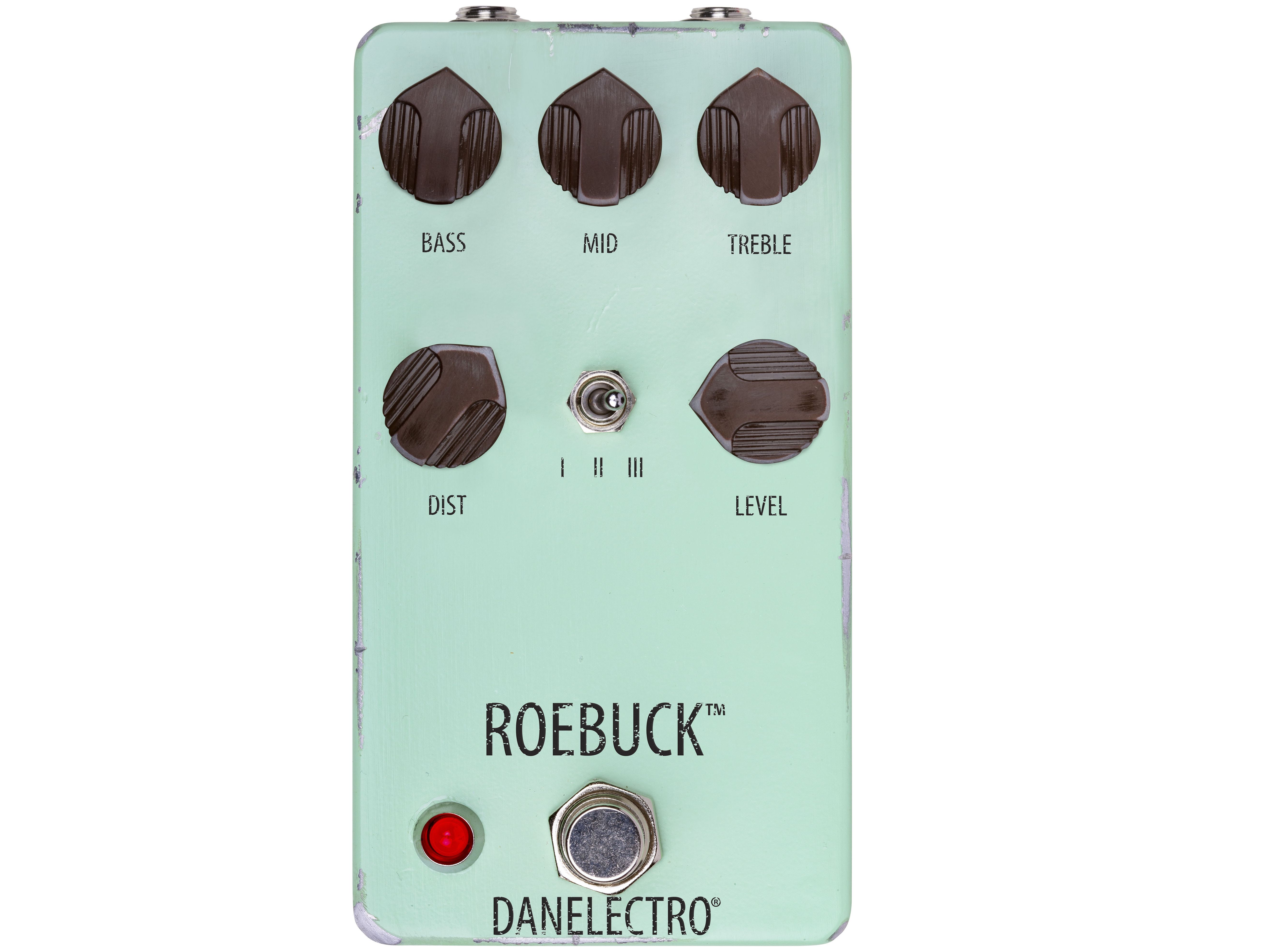 Danelectro エフェクター　distortion ＆overdrive Danelectro Roebuck Distortion Pedal — MusicStox
