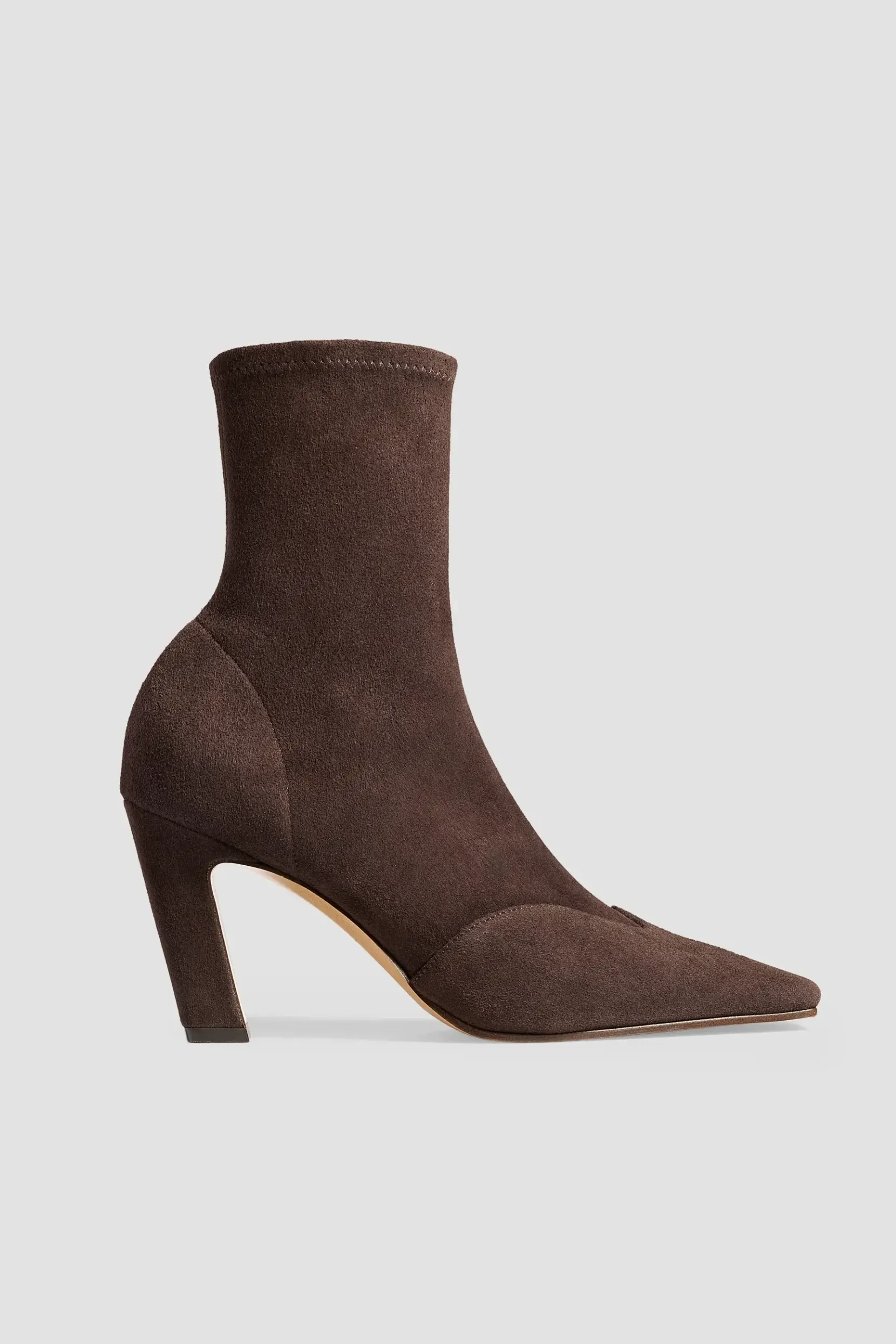 Nevada 85mm Stretch Suede Ankle Boots