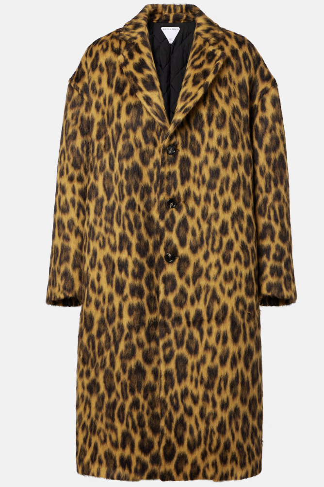 Bottega Veneta leopard print coat