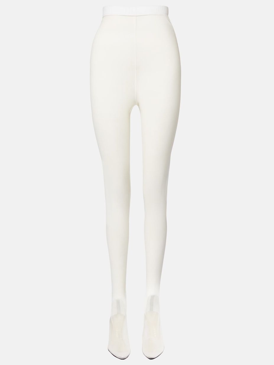 Sheer Perfection Mesh Over-The-Knee Boots in White - Herbert Levine