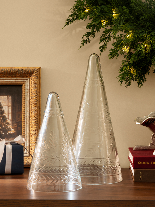 Etched Glass Trees