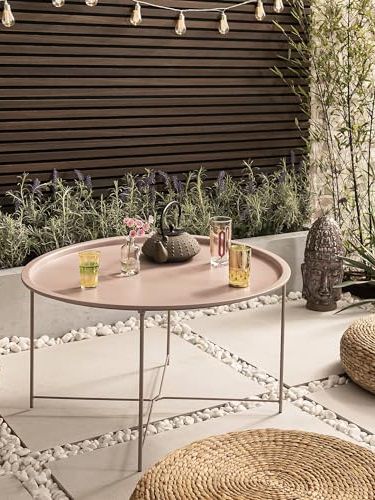 Noa and Nani Bjarni Garden Patio Occasional Table (pink)