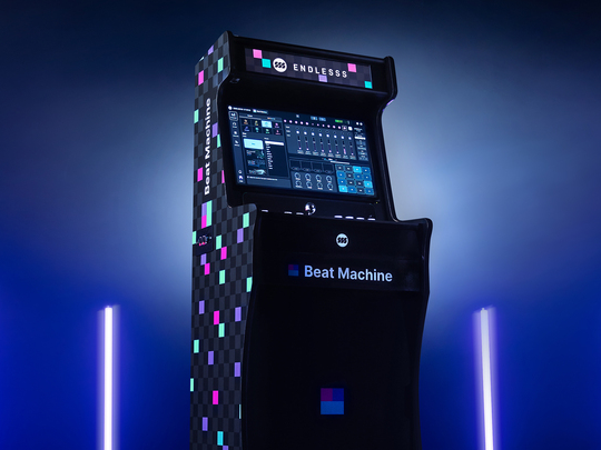 Music meets gaming in the Beat Machine, the world's first music