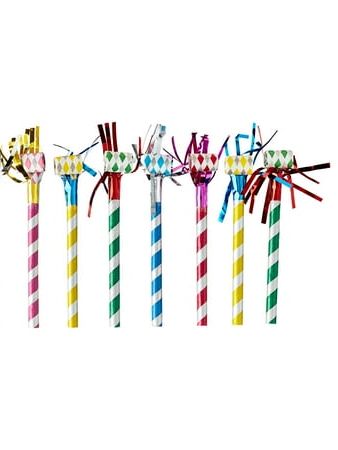 Multicolor Fancy Blowouts, 8 Count, by Way to Celebrate