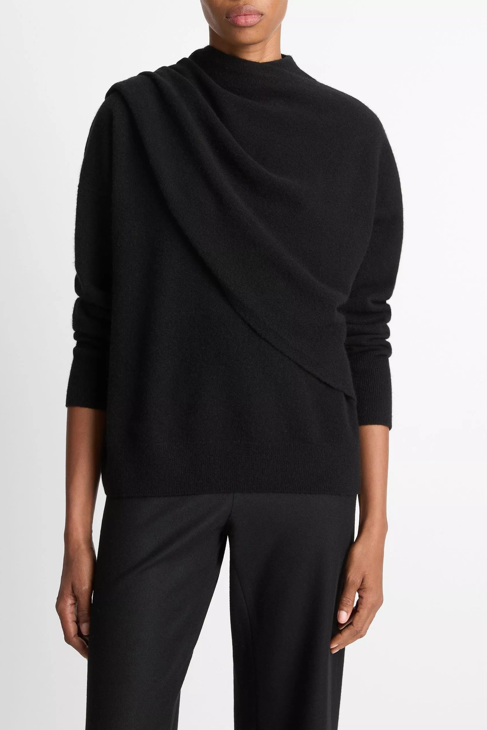 Vince draped shawl scarf sweater