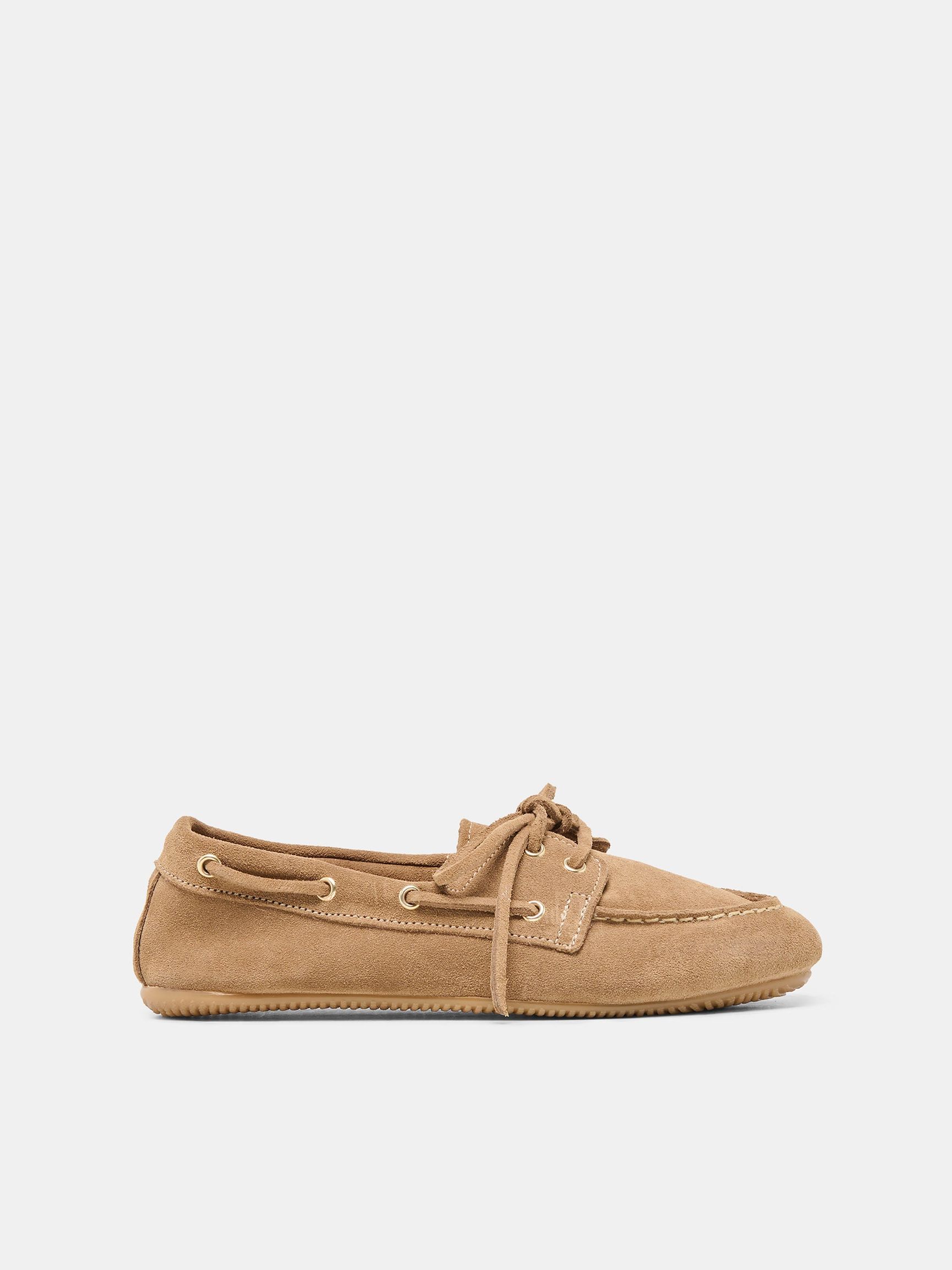 Florah Loafers Taupe Suede