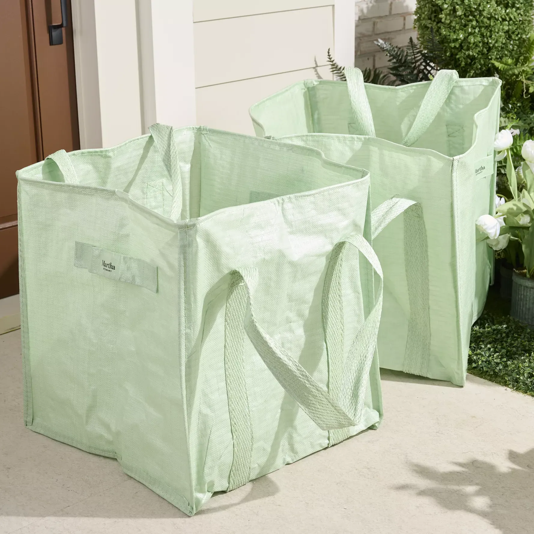 Martha Stewart Set of 2 Reusable Outdoor Leaf Bags