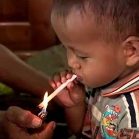 Indonesia's smoking babies 'epidemic'