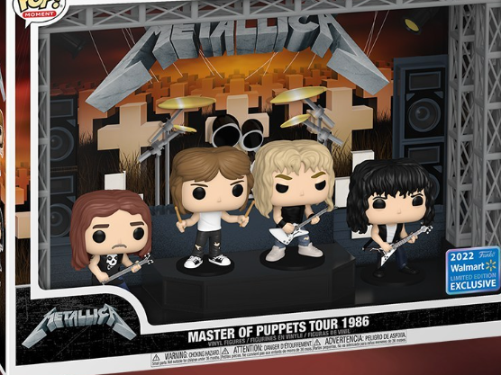 Metallica Funko Pop Deluxe Moment Master of Puppets Tour 1986 Vinyl Figures NRFB - We-R-Toys