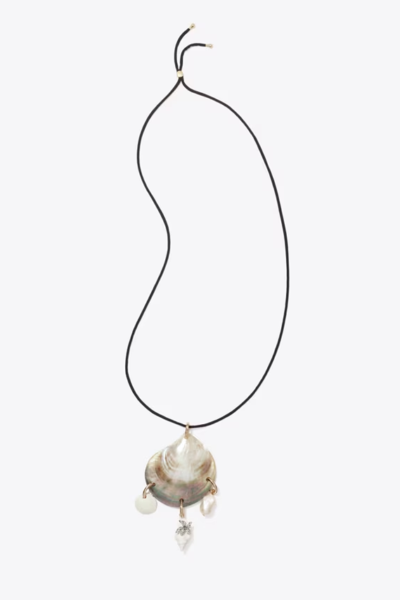 Tory Burch, Shell Pendant Necklace