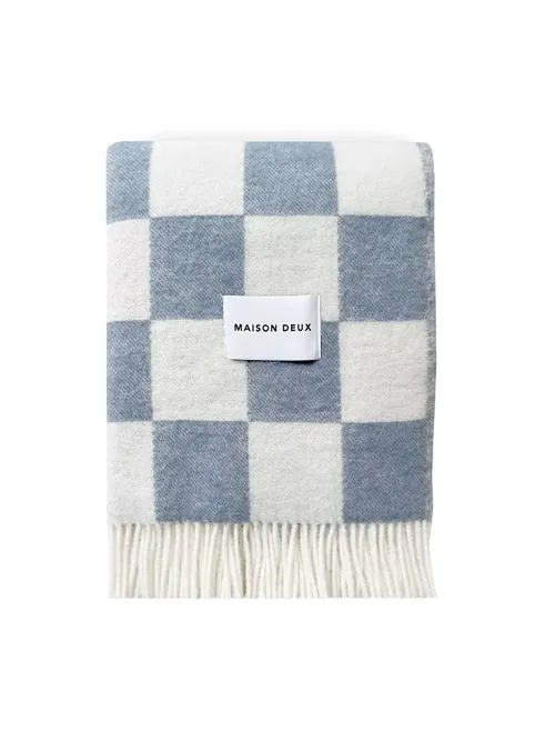 Checkerboard Blanket, 51" L X 78" W