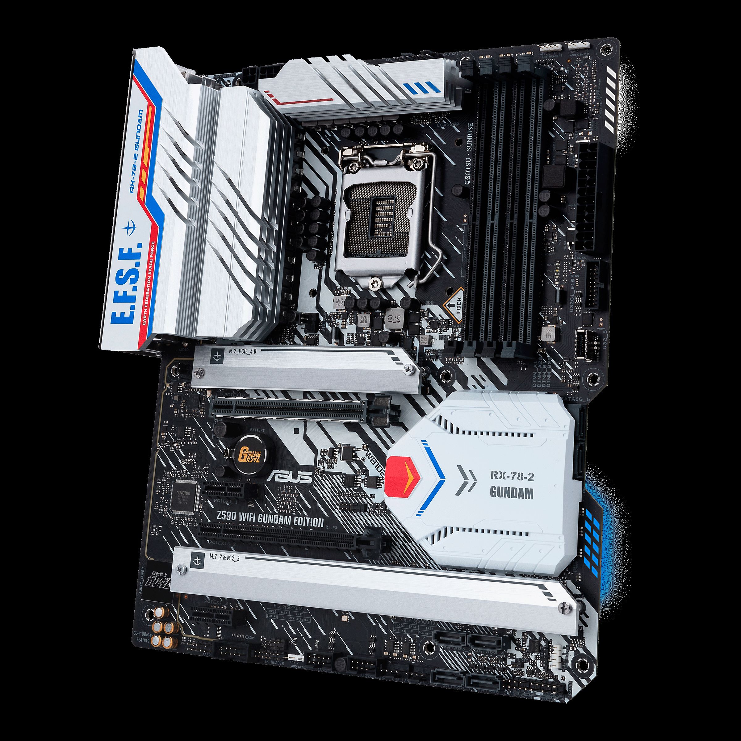 Asus' Gundam-Themed PC Components Hit The U.S. Market | Tom's Hardware