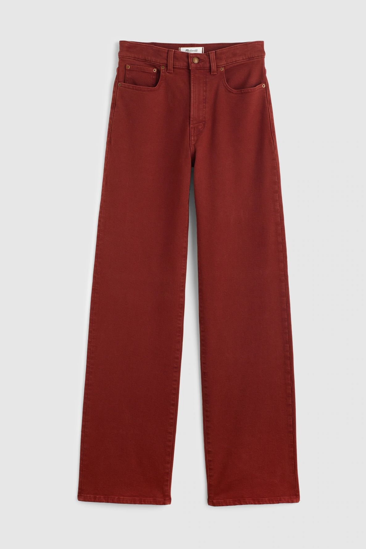Madewell red jeans