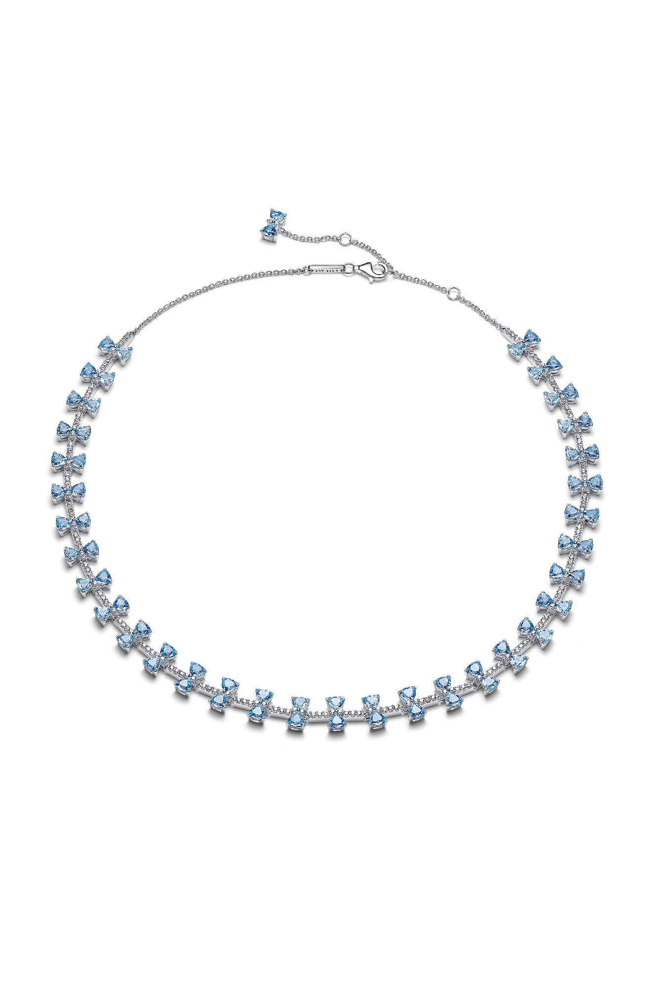 Bridgerton Blue Bow Necklace