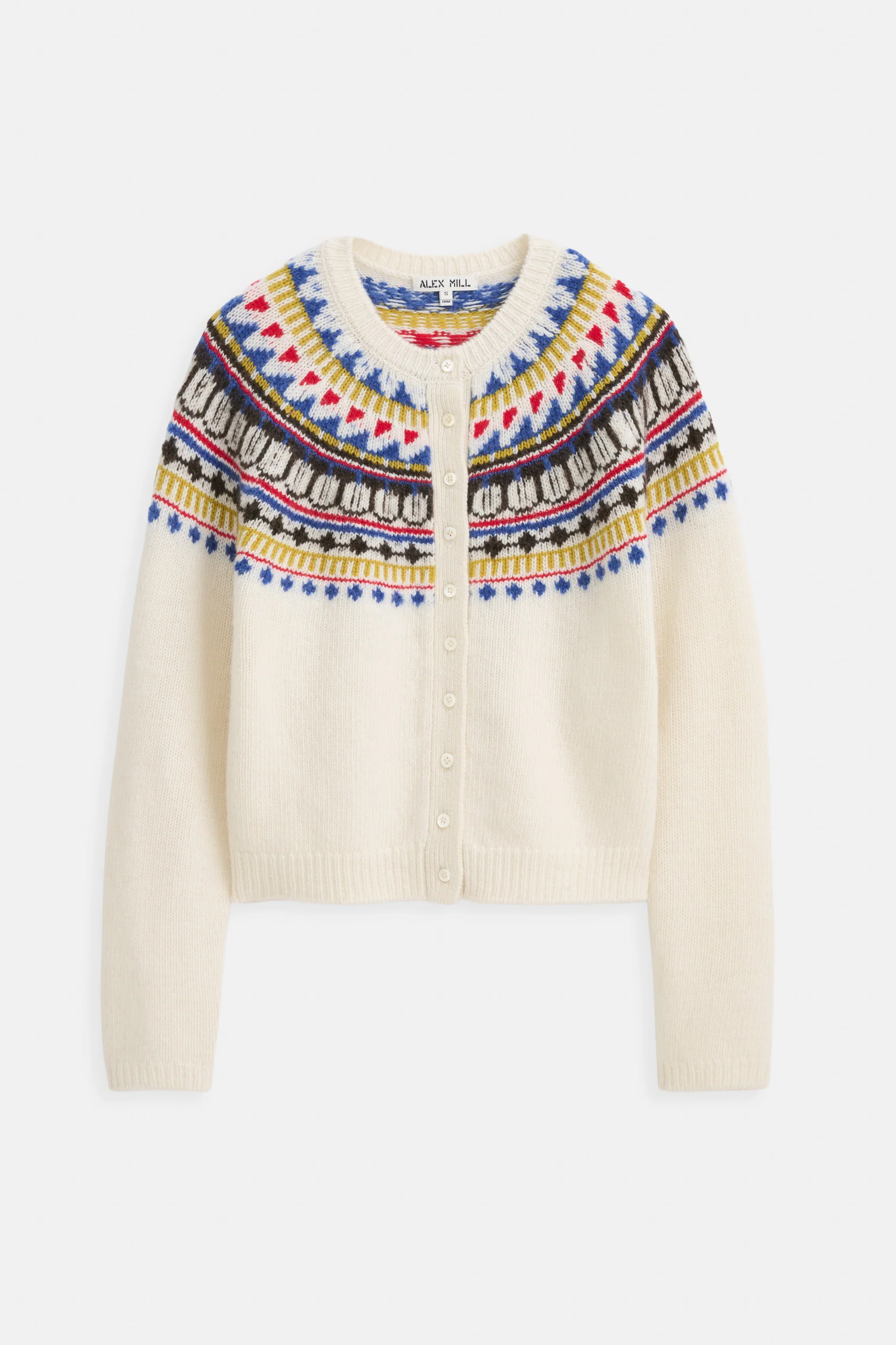Alex Mill, Charlotte Fairisle Sweater in Wool