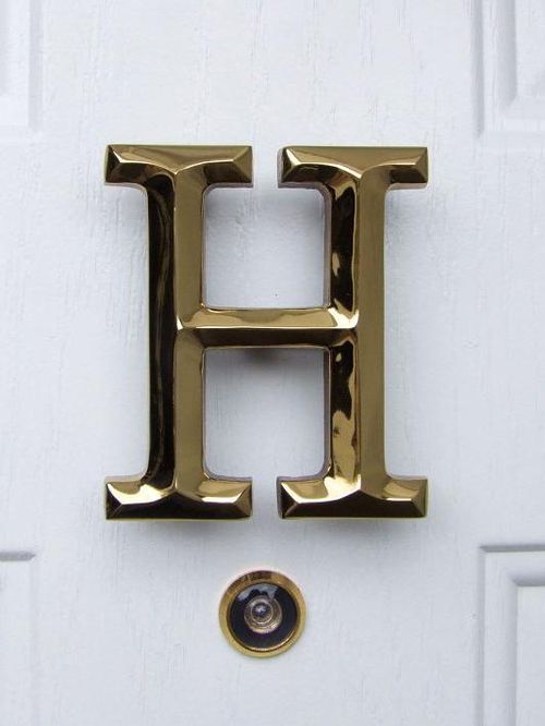 Letters Door Knockers
