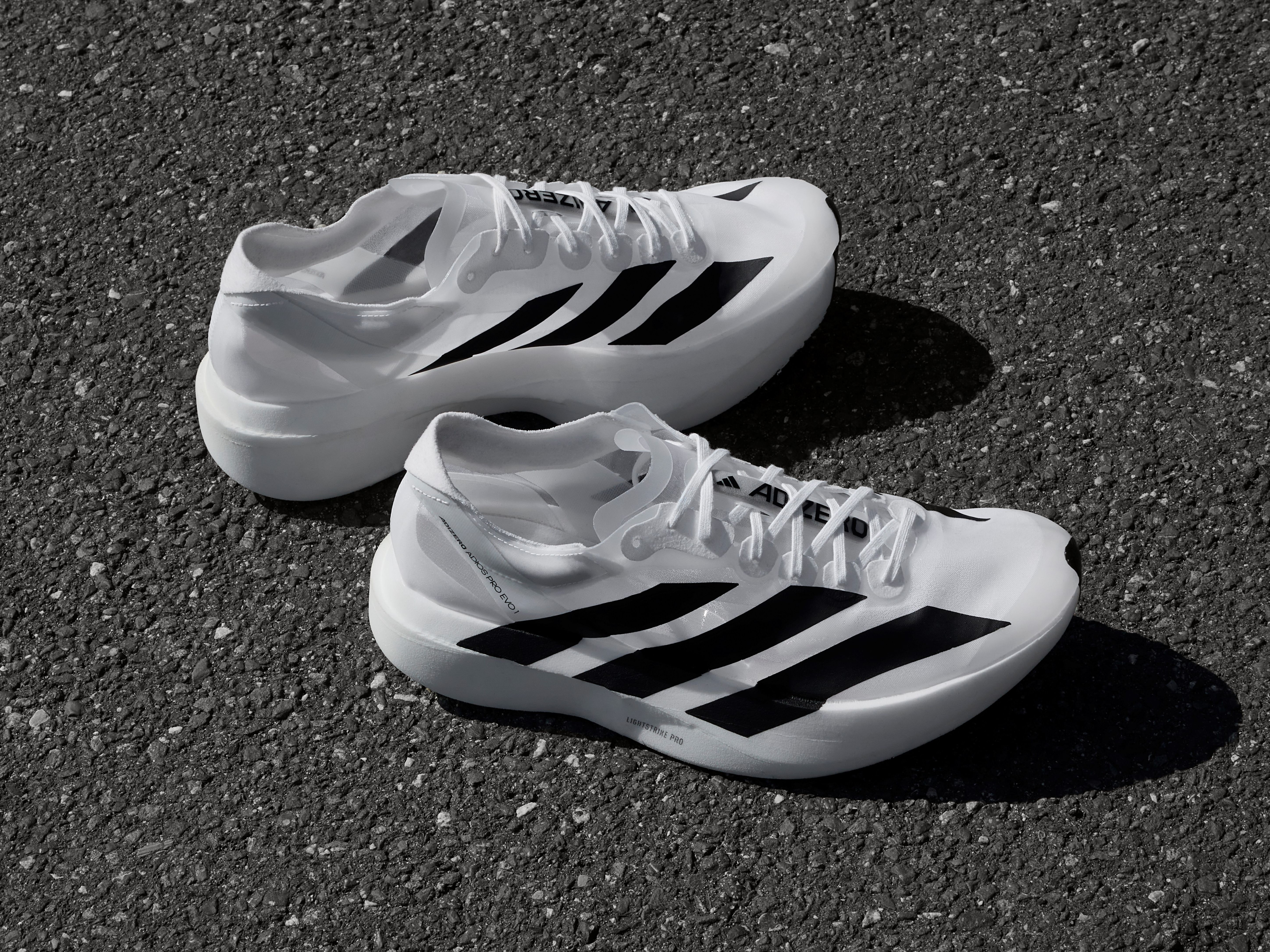 Size 7.5 - adidas Adizero Adios Pro Evo 1 White Black | eBay